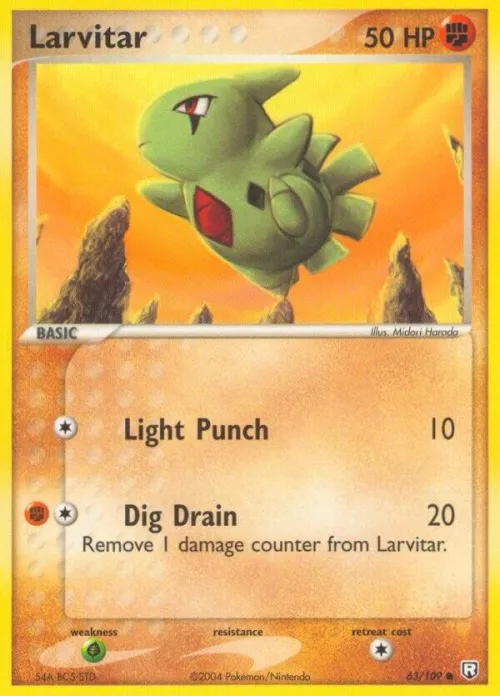 Larvitar - Reverse Holo