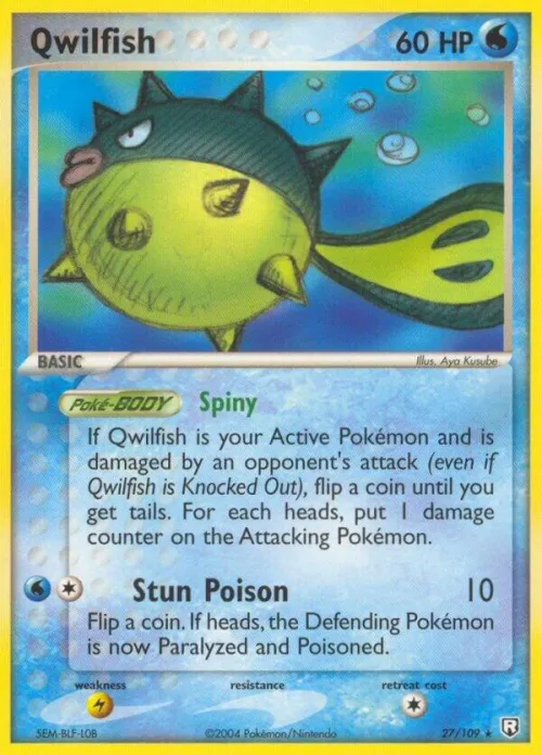 Qwilfish - Reverse Holo