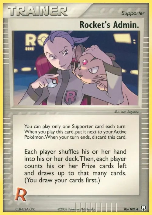 Rocket's Admin. - Reverse Holo