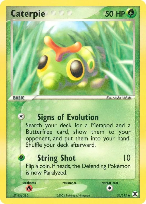 Caterpie - Reverse Holo