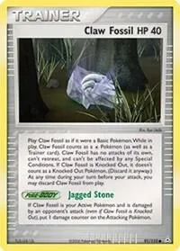 Claw Fossil - Reverse Holo