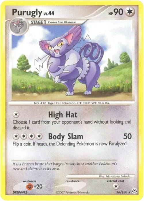 Purugly - Reverse Holo