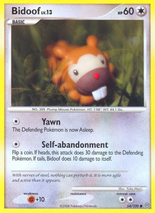 Bidoof - Reverse Holo