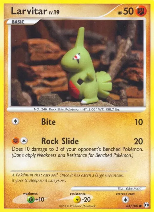 Larvitar - Reverse Holo