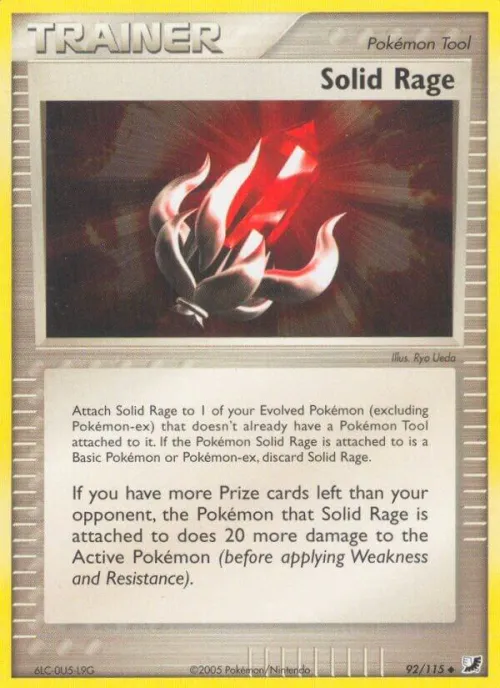 Solid Rage - Reverse Holo