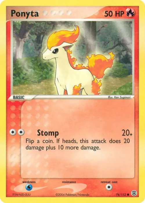 Ponyta - Reverse Holo