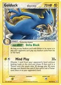 Golduck (Delta Species) - Reverse Holo