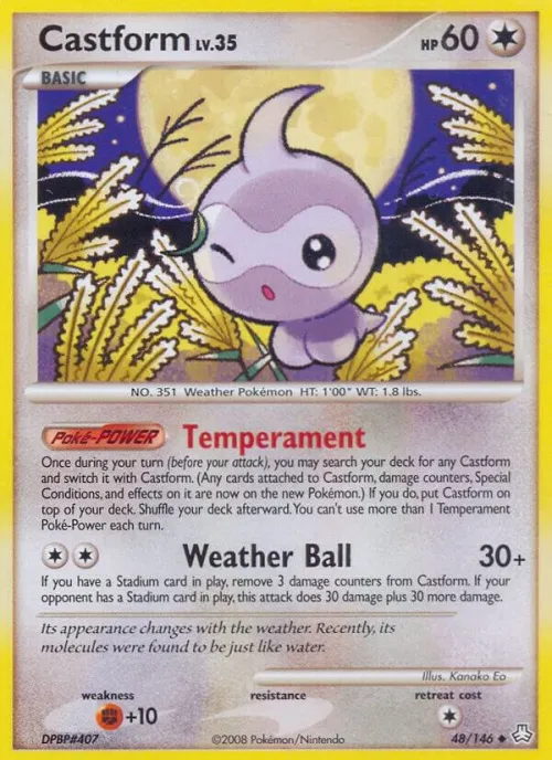Castform - Reverse Holo