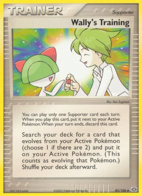 Wally's Training - Reverse Holo
