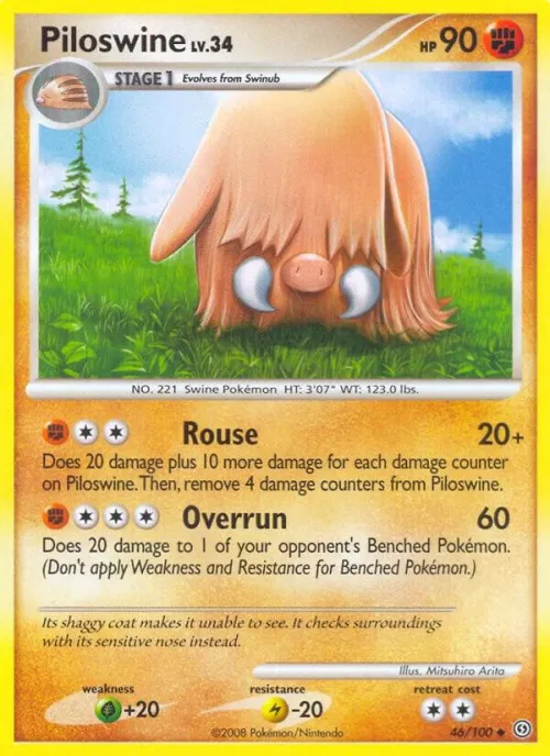 Piloswine - Reverse Holo