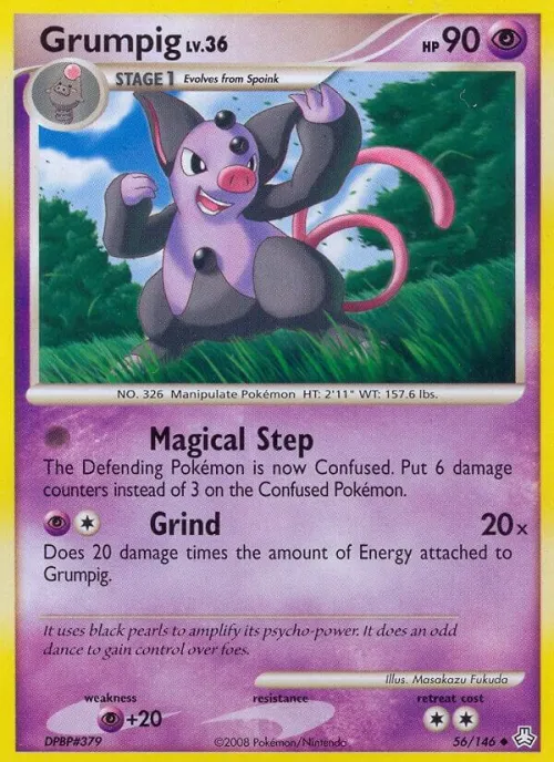Grumpig - Reverse Holo
