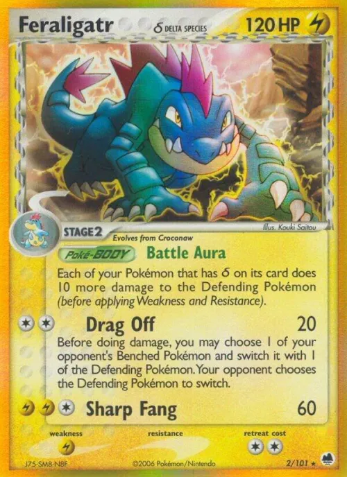 Feraligatr (Delta Species) - Holo