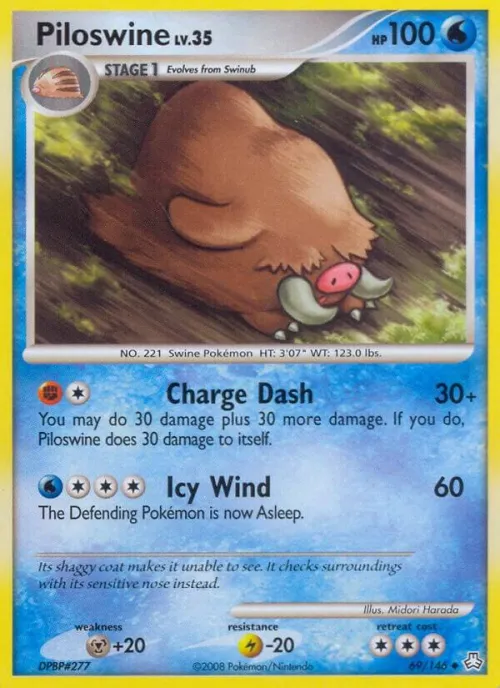 Piloswine - Reverse Holo