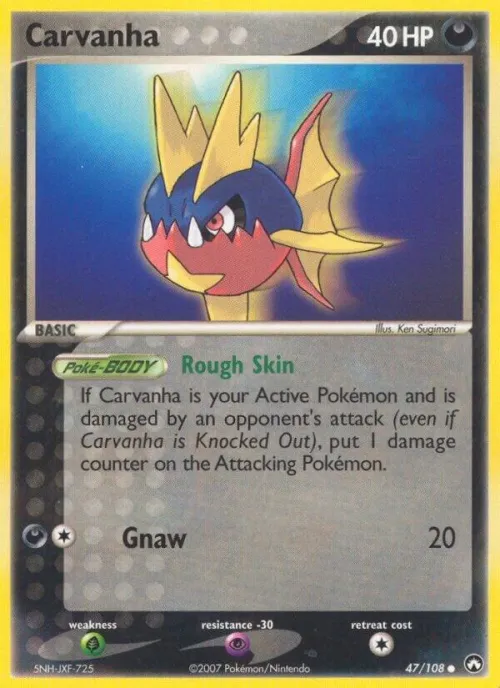 Carvanha - Reverse Holo