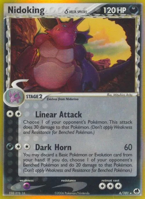 Nidoking (Delta Species) - Holo
