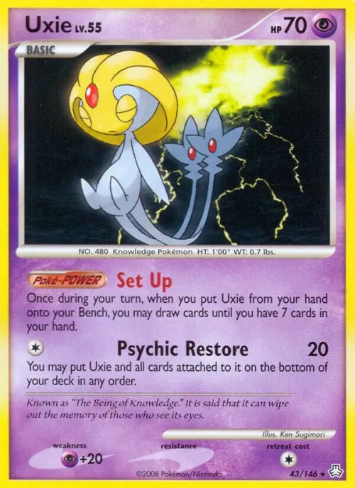 Uxie - Reverse Holo
