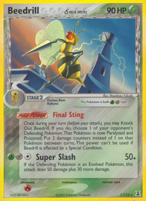 Beedrill (Delta Species) - Holo