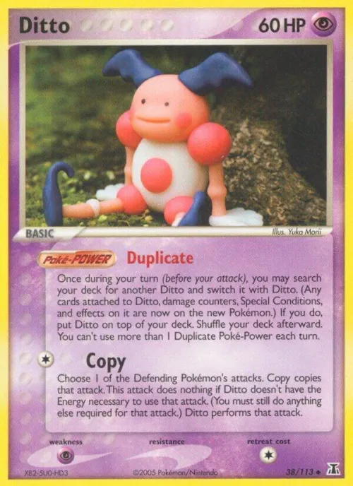 Ditto - 038/113 (Mr. Mime) - Reverse Holo