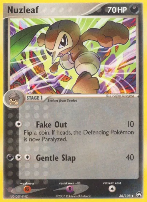 Nuzleaf - Reverse Holo