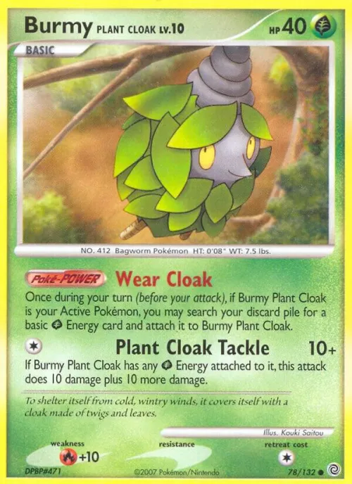 Burmy Plant Cloak - Reverse Holo