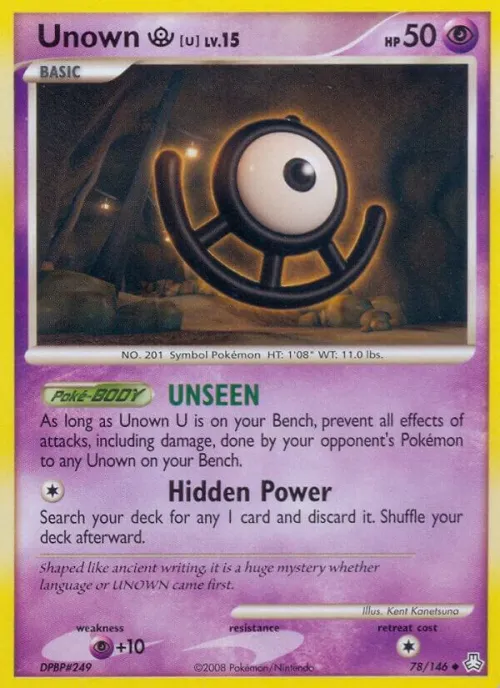 Unown (U) - Reverse Holo