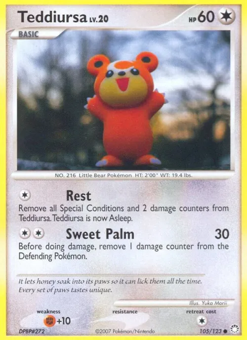 Teddiursa - Reverse Holo