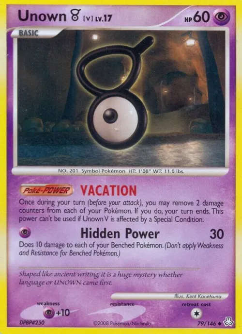 Unown (V) - Reverse Holo