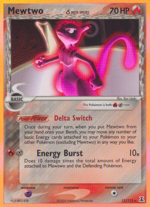 Mewtwo (Delta Species) - Holo