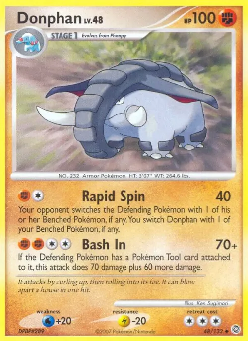 Donphan - Reverse Holo