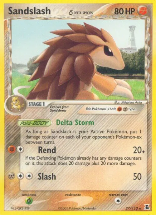 Sandslash (Delta Species) - Reverse Holo