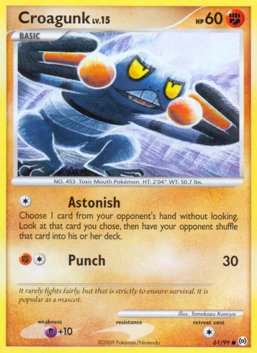 Croagunk - Reverse Holo