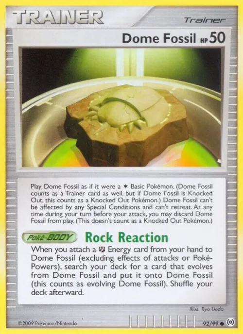 Dome Fossil - Reverse Holo