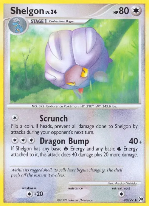 Shelgon - Reverse Holo