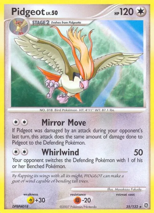 Pidgeot - Reverse Holo