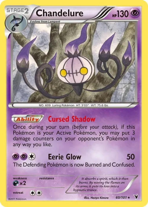 Chandelure - Reverse Holo