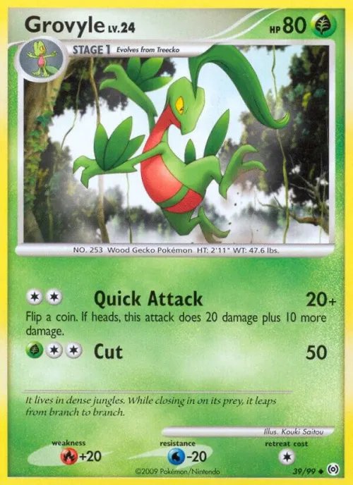 Grovyle (39) - Reverse Holo