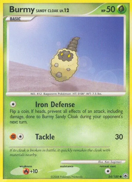 Burmy Sandy Cloak - Reverse Holo
