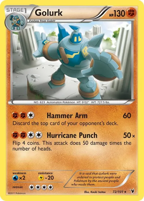 Golurk - Reverse Holo