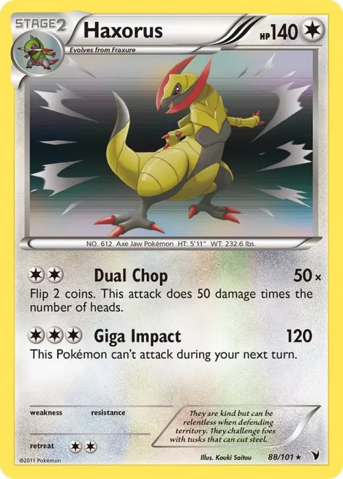 Haxorus - Reverse Holo