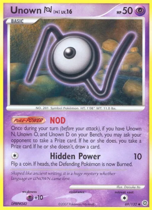 Unown [N] - Reverse Holo