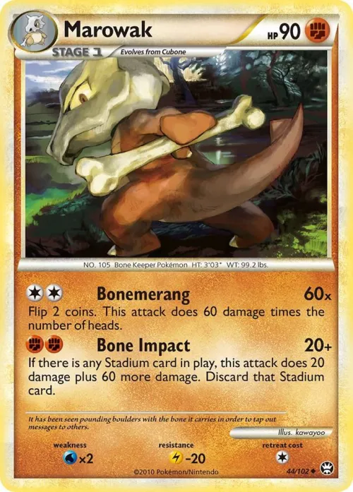 Marowak - Reverse Holo