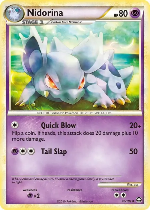 Nidorina - Reverse Holo