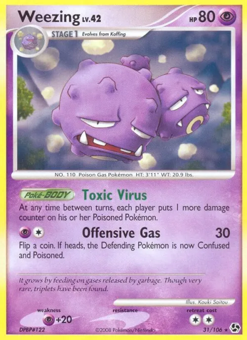 Weezing - Reverse Holo