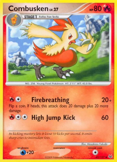 Combusken - Reverse Holo