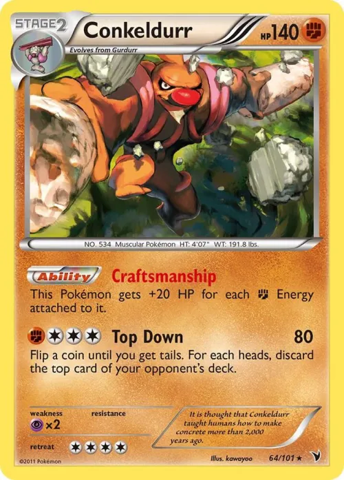 Conkeldurr (64) - Reverse Holo