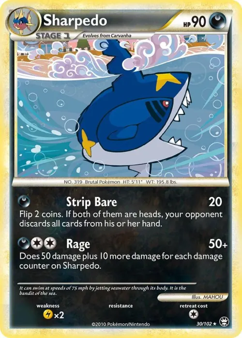 Sharpedo - Reverse Holo