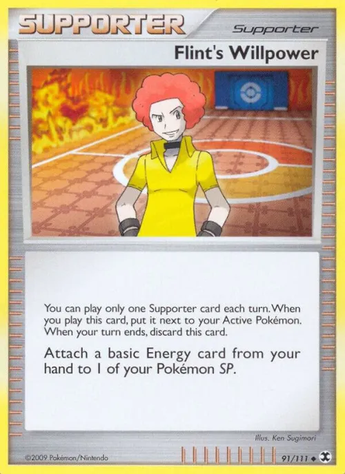 Flint's Willpower - Reverse Holo