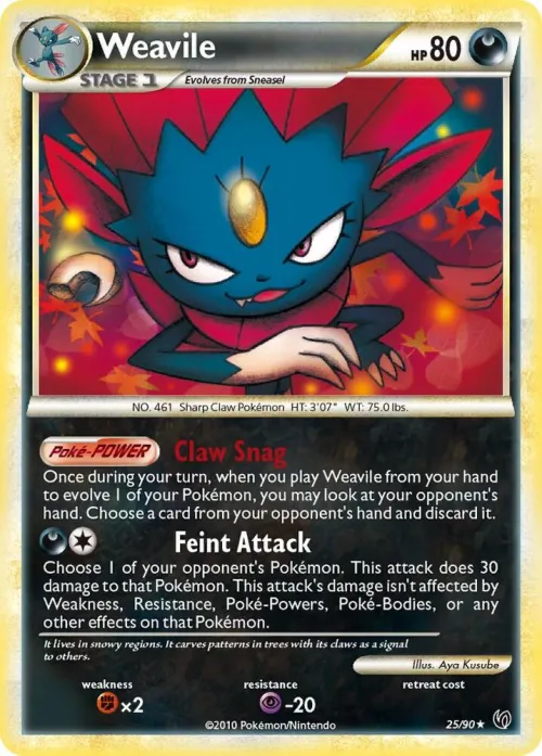 Weavile - Reverse Holo