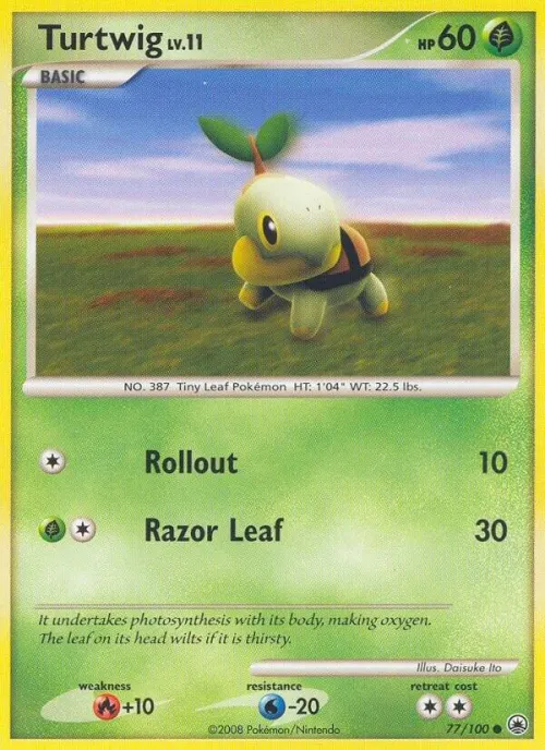 Turtwig (77) - Reverse Holo