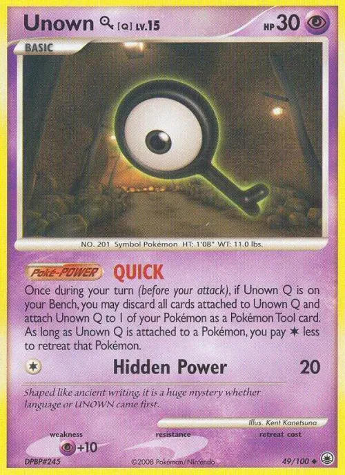 Unown [Q] - Reverse Holo